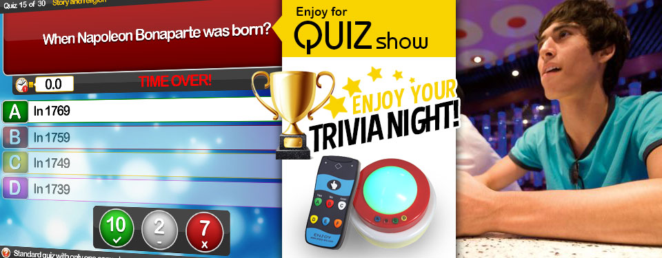 Enjoy for Quiz: enjoy your trivia night! Enjoy for Quiz: enjoy your trivia night!